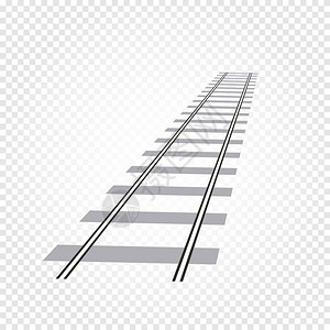孤立的抽象灰色铁路以格式背景背景图片