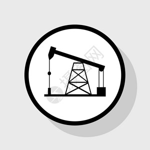 油井钻机标志图片