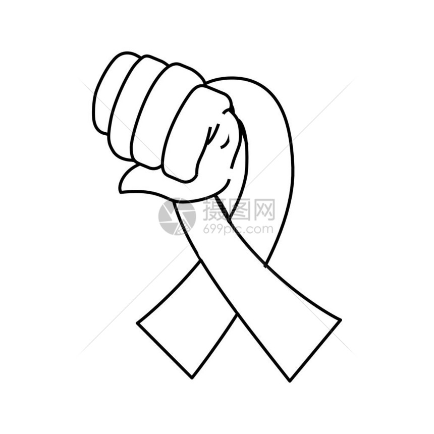 乳癌运动符号图标矢量图片