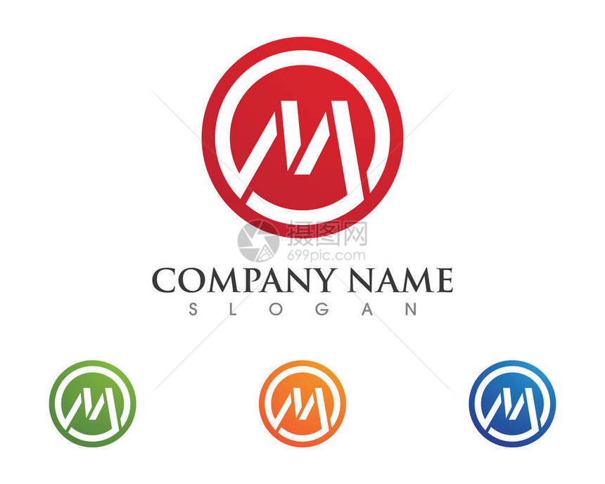 M字母企业标志和符号图片