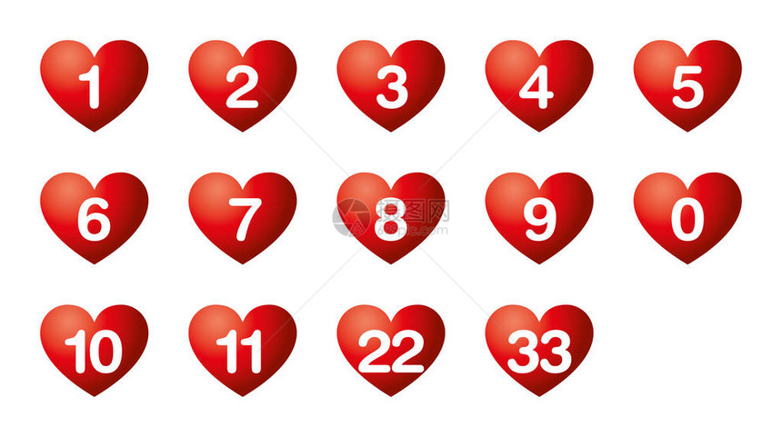 心的渴望数字命理红色心形符号中的灵魂冲动数字这些数字揭示了我们更想要什么图片