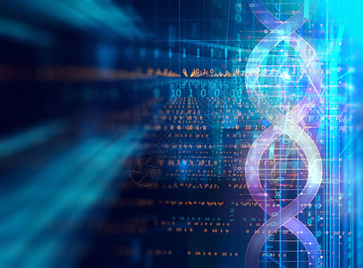 抽象技术背景生物化学和遗传理论概念的dna分子背景图片