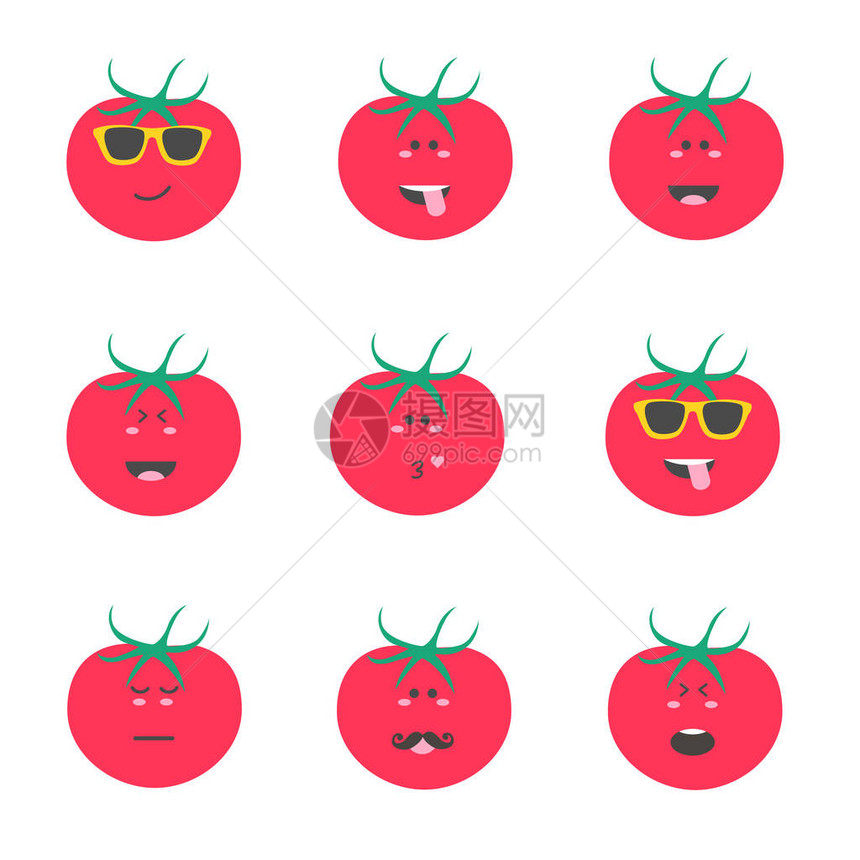 在番茄中设置微笑表情图片