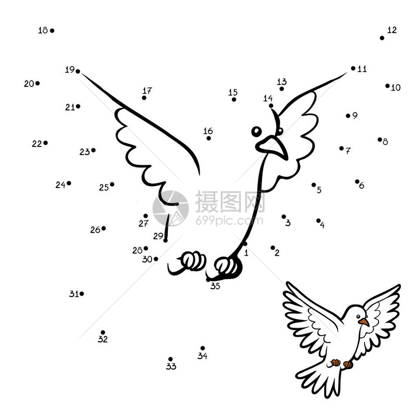 儿童玩数字游戏点对游戏图片