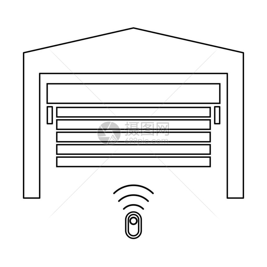 车库门是黑色图标图片