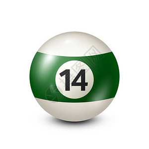 绿色泳池球14号Snooker图片