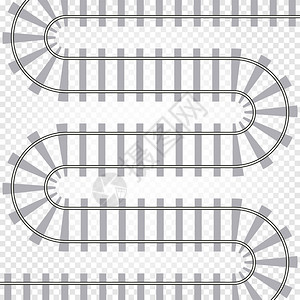 铁路轨道矢量说明铁路列车与世隔图片