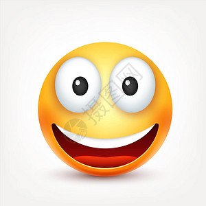 表情带着情绪的黄脸表情3d逼真的表情符号悲伤图片