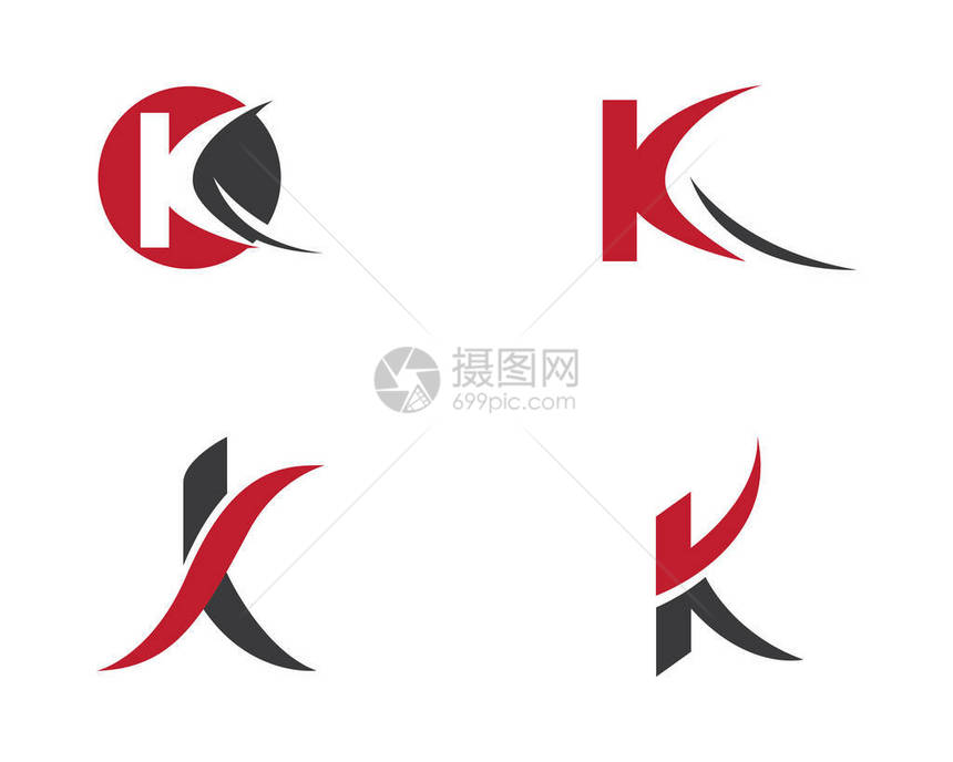 K字母Logo商务图片