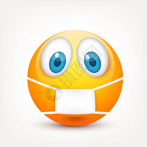 表情带着情绪的黄脸表情3d逼真的表情符号悲伤背景图片