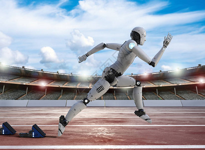 3D机器人在体育高清图片