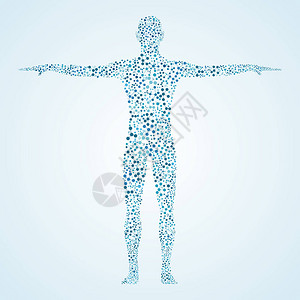 人体与分子DNA医学科设计图片