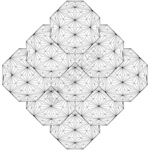 几何线结构图矢量图片