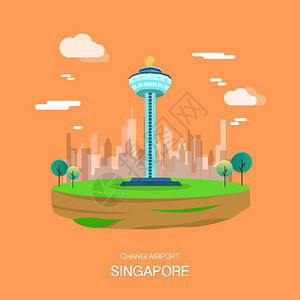 新加坡Changi机场地图片