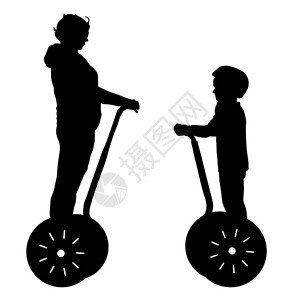 登上Segway光影图片