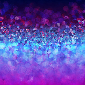 闪光复古灯背景蓝色紫色和粉红色矢量插图图片