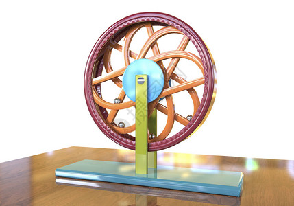 永续永久运动机器Pperpetuum移动机3D插图3D模型是根据LeonardodaVinci的绘设计图片