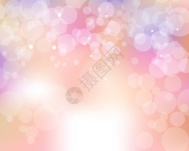 柔软的彩色女灯光插图矢量EPS背景图片