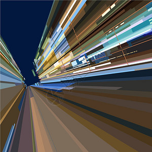 快速城市街道的抽象背景图片