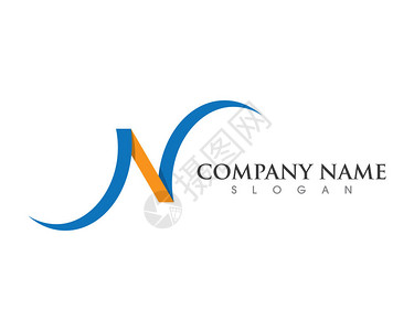 N字母Logo业务模版图片