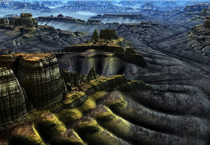 温宿大峡谷3D奇幻外星球的开发设计图片
