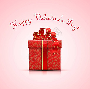 有心形的情人节礼物盒粉红色背景上带蝴蝶结的礼品盒情人节图片