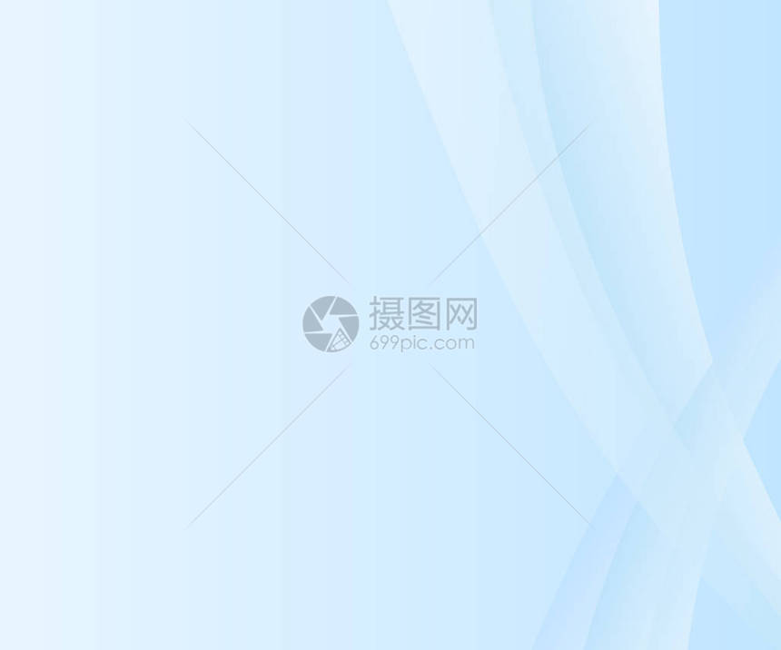 蓝色白优雅商业背景矢量线wavyVector插图图片