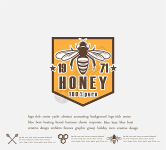 蜂蜜的设计背景图片