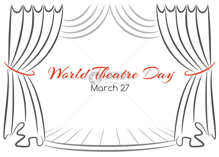 世界戏剧日用窗帘和制作的世界剧图片