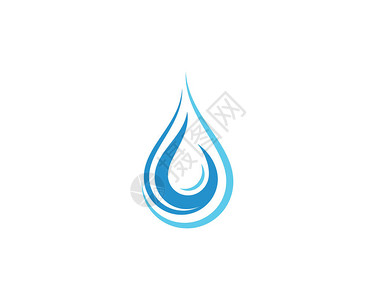 水滴LogoLogo模板版背景图片