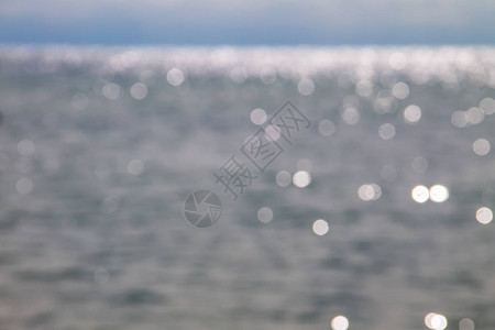 蓝海或洋的抽象模糊b图片