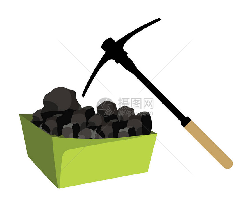 木炭皮黑煤矿瓦贡有采石法图片