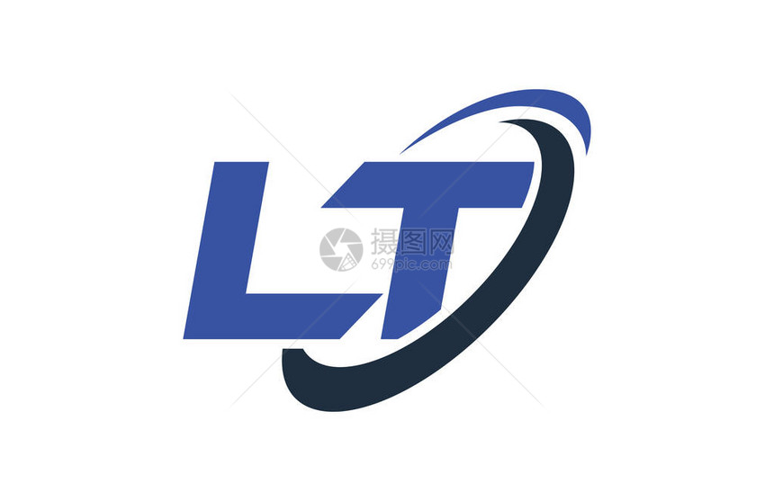 LTLogoSwoushEllipse蓝图片