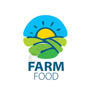 Logo农场食品矢量图图片
