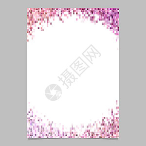 西藏卡定沟摘要卡模板白色背景粉红色调矩形的定态文档插画
