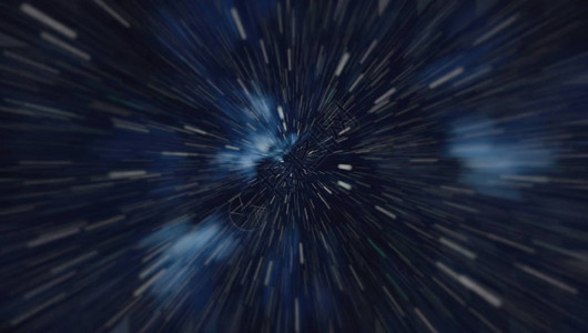 蓝星轨迹中的曲速或超图片