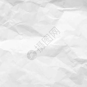 皱巴的纸纹理皱巴的纸白空叶字母空白的撕裂表面为您的设计弄皱的纸插画