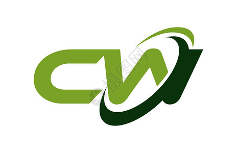 CWLogoSwoush椭圆绿图片