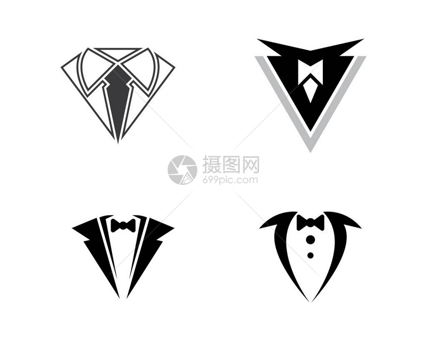 TuxedoLogo模板矢量图片