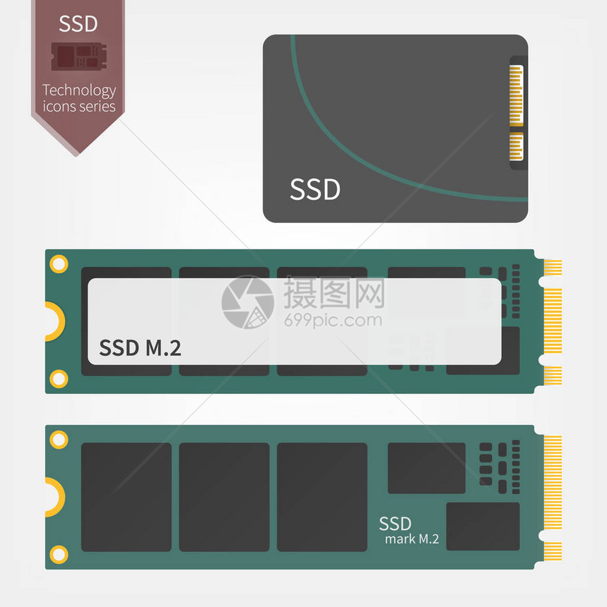 绿色SSD图片
