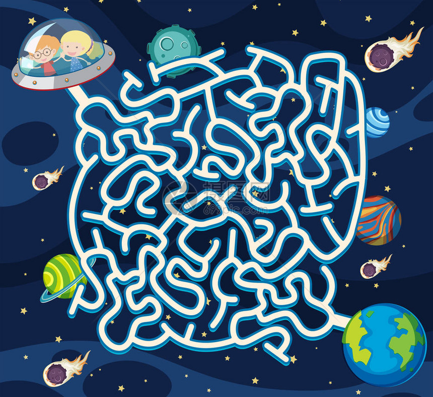 空间迷宫益智游戏插图图片