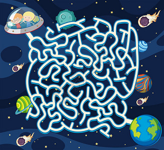 空间迷宫益智游戏插图图片