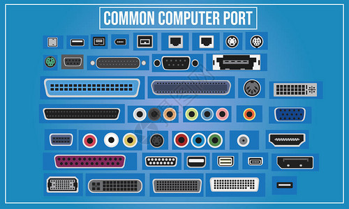 全世界计算机港口背景图片