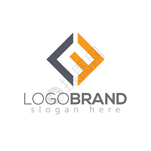 LF初始字母正方Logo高清图片