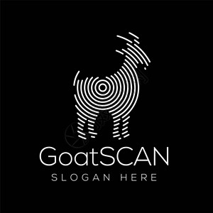 GoatScan技术Logo矢量元素图片