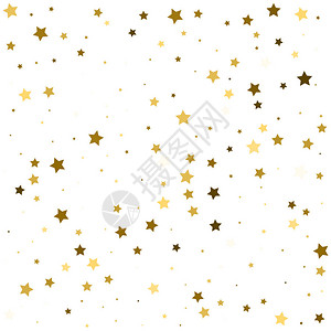 恒星图案白色背景黄金礼品包图片