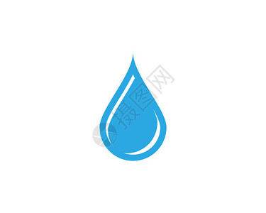 水滴LogoLogo模板版背景图片
