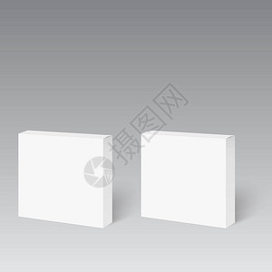 白纸或板箱包装向量背景图片