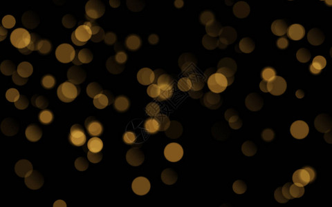 在黑色背景装饰或圣诞节背景中被孤立的金光闪亮的抽象布基图片
