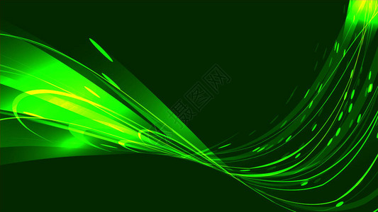 绿色抽象明亮的神奇宇宙能量电明亮的光纹理背景背景图片
